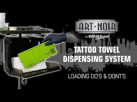Art Noir Tattoo Towel Dispensing System | Loading Do's & Don'ts