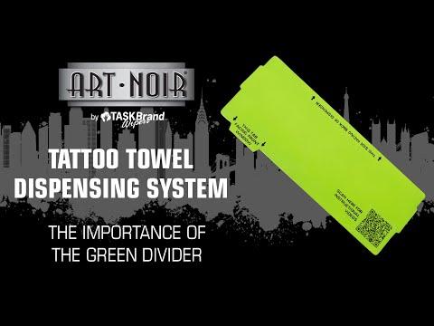 Art Noir Tattoo Towel Dispensing System | The Importance of the Green Divider