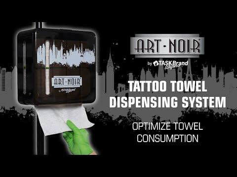Art Noir Tattoo Towel Dispensing System | Optimize Towel Consumption