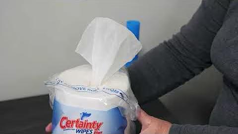 Certainty® Flip Top Wipes Dispenser Installation and Loading Instructions