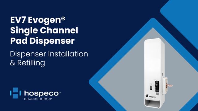 EV7 Evogen® Single Channel Pad Dispenser Installation and Loading Instructions