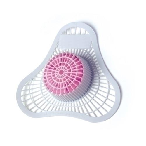 Health Gards® Urinal Screen w/ Para Block, Pink, Cherry, 12/cs 01991