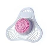 Hospeco® Health Gards® Urinal Screen w/ Para Block, White/Pink, 12/cs - Cherry 01991