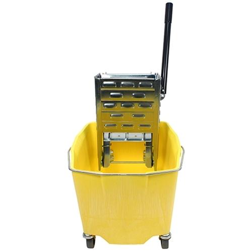 Impact® Plastic Bucket & Metal Wringer Combo, Yellow, 1/cs 2 2635 3Y