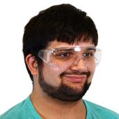 Safety Zone® ProGuard® Classic 803 Series Over Spectacle Safety Glasses, Clear Lens & Frame, 12/bx - 12 bxs/cs 7340