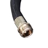 Impact® Heavy-Duty Industrial Rubber Hose, 50', Black, 1/cs 7650 3