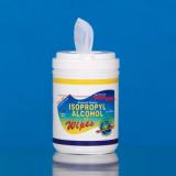 GlobalTech® SmartWipes® 99% Isopropyl Alcohol Polyester Wipes, 6