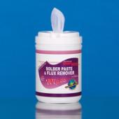 GlobalTech® SmartWipes® Solder Paste & Flux Remover Polyester Wipes, 6