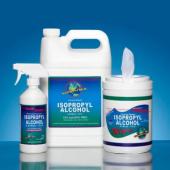 GlobalTech® 70% IPA Isopropyl Alcohol/30% DI Water - 4x1 Gallon GA4IPA_DI