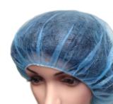 Bee-Safe® Polypropylene Bouffant Caps, 100/bg - 10 bgs/cs - Blue, 28