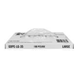 Safety Zone® High-Density Polyethylene Powder Free Gloves, 10x100, Clear, 2 mil, 35