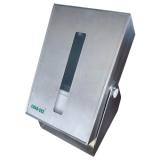 Grab-EEZ® Cleanroom Wipe Dispenser, Stainless Steel, 1/ea GE DISP SS