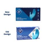 Safety Zone® Nitrile Powder-Free Exam Gloves, 10x100,  Blue, 4 mil - 2XL GNPR 2X 1M 2