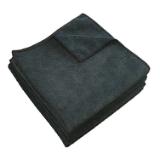 49 Gram 16x16 Microfiber Cloths 300GSM-Black 15dz/cs M915100BL 2