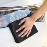 49 Gram 16x16 Microfiber Cloths 300GSM-Black 15dz/cs M915100BL 3