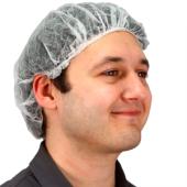 Safety Zone® ProGuard® Spunbond Polypropylene Bouffant Caps, 19