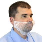 Safety Zone® ProGuard® Spunbond Polypropylene Pleated Beard Covers, 18
