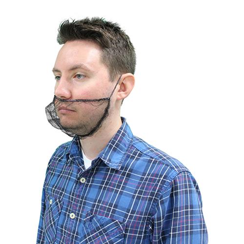 Safety Zone® ProGuard® Polyester Mesh Beard Covers, 18