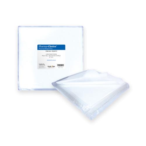 Pharma-Wipe™ Plus Sterile Poly-Cellulose Cleanroom Wipes, 9