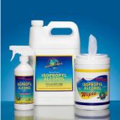 GlobalTech® 99% IPA Isopropyl Alcohol - 6x1 Pint Spray Bottles SB6IPA