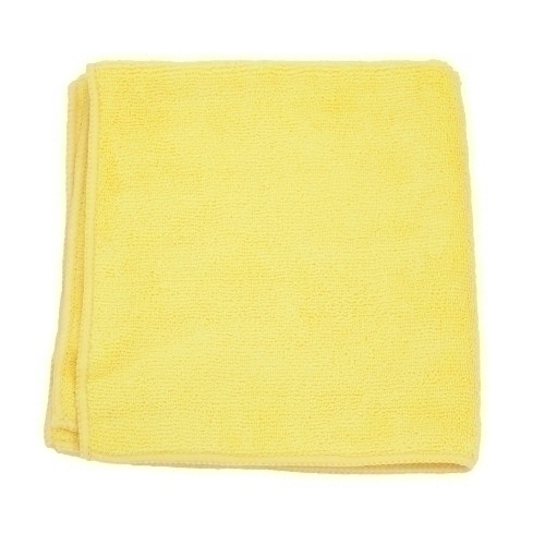 MicroWorks 2502-Y-DZ MicroWorks Standard Microfiber Towel, Yellow