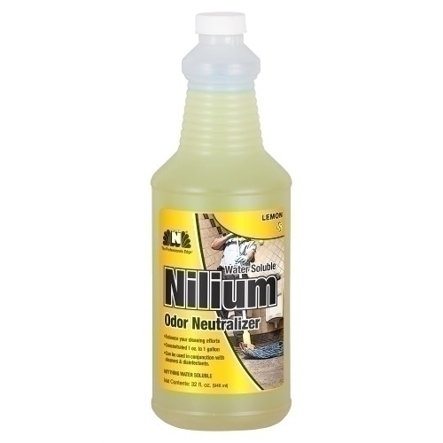 Hospeco® Nilium® Water Soluble Odor Neutralizer, 6x1 Quart - Lemon
