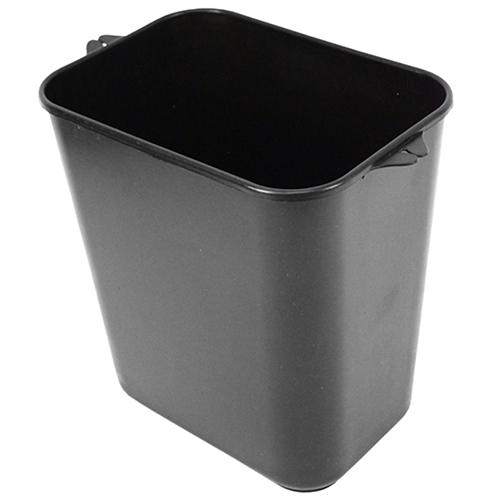 Impact® Soft-Sided Plastic 14 Quart Wastebasket w/ Pinch'm™, 12/cs