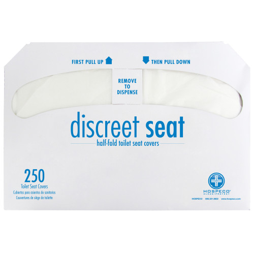 Discreet Seat DS-1000 Discreet Seat Toilet Seat Covers, Half-fold