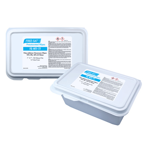 FREE-SAT® IPA Pre-Saturated Wipers 70% IPA / 30% DI Water - 7
