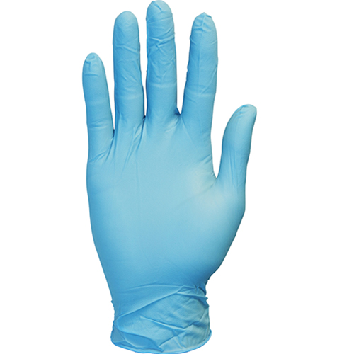 Shop Synthetic Vinyl Powder Free Blue Gloves X-Large 100 x 10 GVP9
