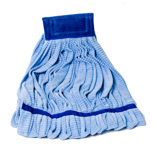 Hospeco Brands M600014B Microfiber Tube Mop - 14oz, Blue