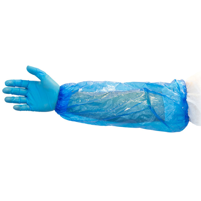 Safety Zone® ProGuard® Polyethylene Sleeves w/ Elastic Ends, 18